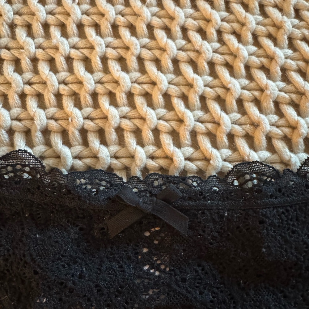 Black Lace Victorias Secret Thong - Picture 2 of 5